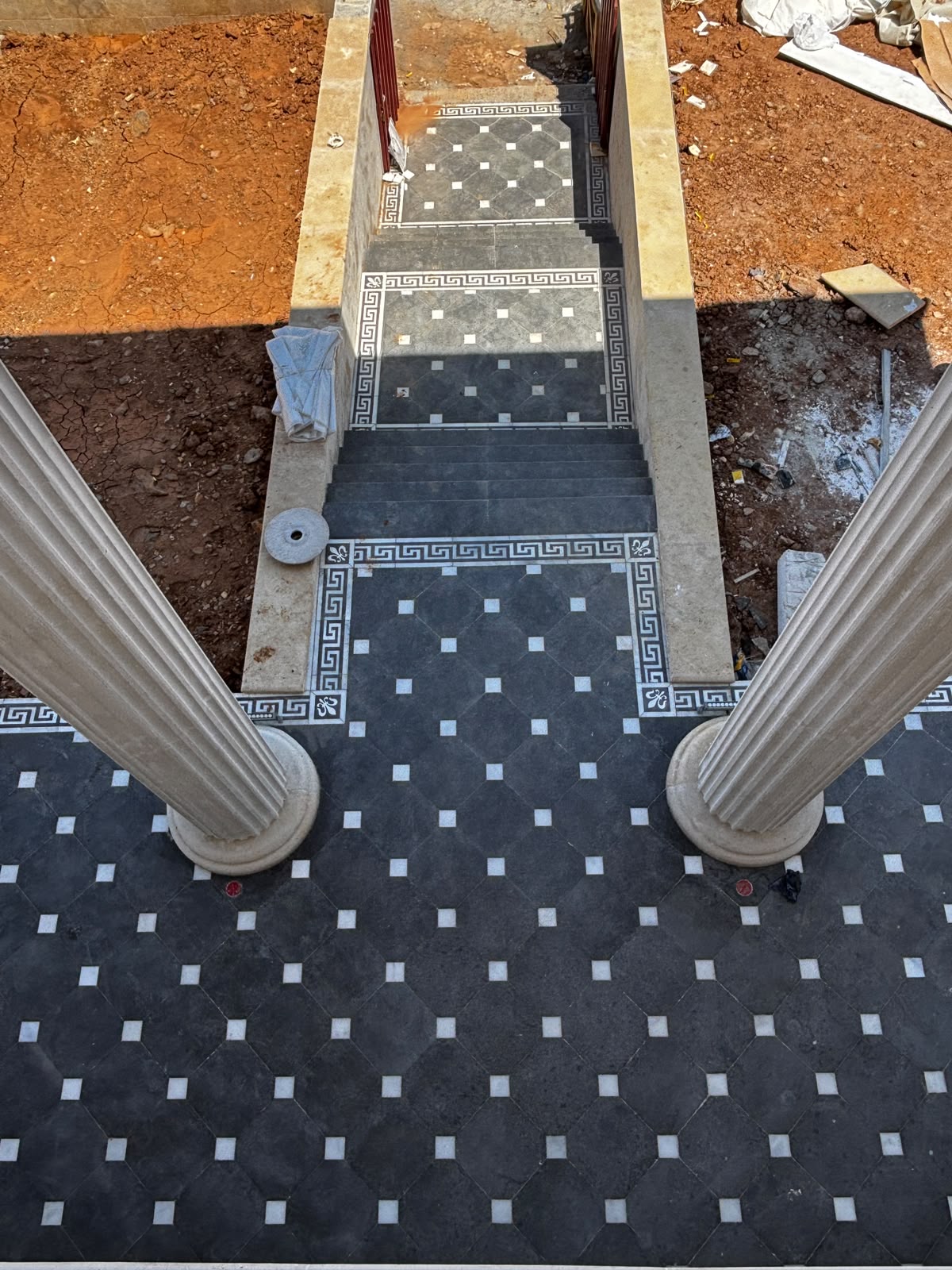 Marches et escaliers en marbre sur mesure